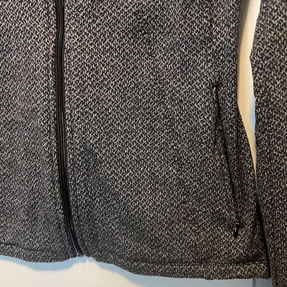 ATHLETA DARK GRAY AND BLACK DESIGN FULL ZIP LONG SLEEVE ATHLETIC JACKET - XS - Picture 4 of 12